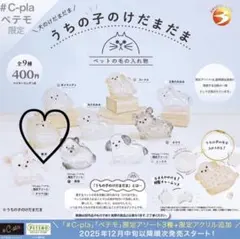 うちの子のけだまペットの入れ物