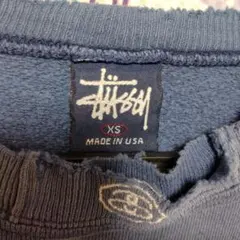 Stüssy XS blue tops ステューシー made in usa