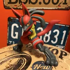 ポケモン　赤いルカリオ　フィギュア　色違い　ポッ拳