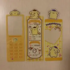 【バラ売り〇】ポムポムプリン しおり 3枚セット