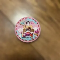 Disney Characters 刺繍缶バッジビスケット シュガーラッシュ