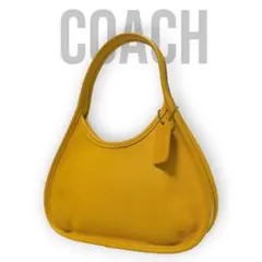 Vintage COACH ERGO コーチ ミニ ハンドバッグ イエロー 美品