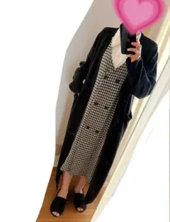 ヴィンテージ ロングワンピース ブラウス 2点セット　レトロ古着