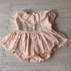 ペアマノン フリルロンパース 80cm