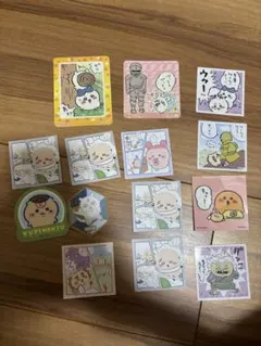 ちいかわ シール ラッコ 古本屋 シーサー あの子 くりまんじゅう ハチワレ