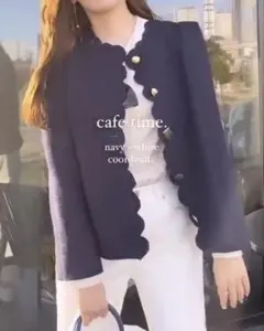 ヘヨン　ホイップツイードジャケット