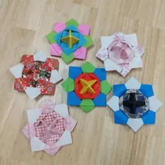 折り紙のコマ
