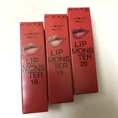 KATE LIP MONSTER 18 19 20 3点セット