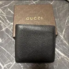 本日限定値下げGUCCI ブラック 二つ折り財布