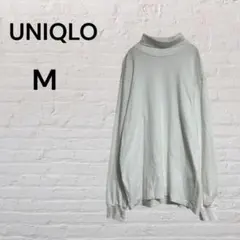 UNIQLO ユニクロ　M タートルネック オフホワイト　綿100% 長袖