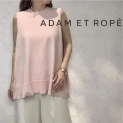 ADAM ET ROPE" メンアセリネンスリーブレスプルオーバー サマーニットのサムネイル