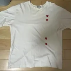 PLAY COMME des GARCONS Tシャツ ホワイト XL