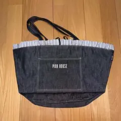 ピンクハウス トートバッグ デニム 花柄