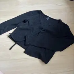 Dazy 長袖 カーディガン ブラック XL