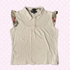 00s Burberry レトロ チェック ノースリーブ カットソーのサムネイル