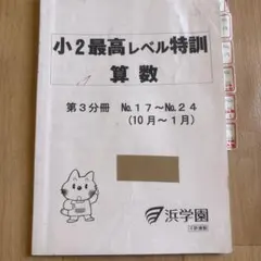 浜学園 小2 最高レベル特訓（通年）＋自作ノート 2026年最新】浜学園 最高レベル 算数の人気アイテム - メルカリ