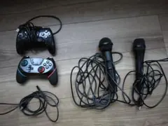 Switchゲームコントローラーと有線マイクセット