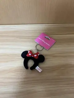 ミニーマウス キーホルダー　カチューシャ