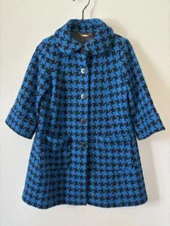 【11/19まで】トゥービーバイアニエスベー 千鳥格子Aラインウールコート S