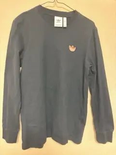 adidas 黒 長袖Tシャツ M