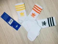 新品　adidas クルーソックス 3足セットMサイズ25-27cmのサムネイル