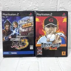 PS2　ソフト　パチスロ　鬼武者３　巨人の星　２本セット