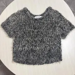 RAY CASSIN シャギーニット 半袖トップスのサムネイル