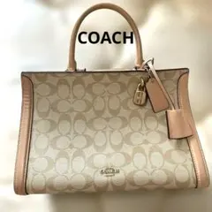 COACHのF73058シグネチャーハンドバッグ‼️美品(中古)‼️