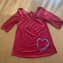 バーバリーブルーレーベル カットソー 五分丈　赤　レッド