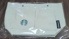 スターバックス クリーム色 ポーチ