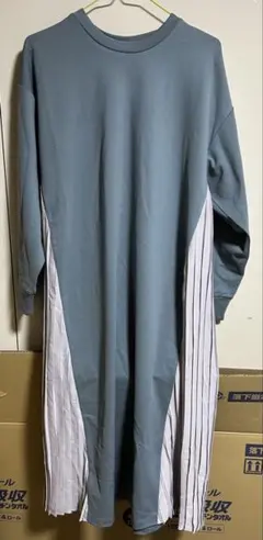 nano UNIVERSE 長袖ロングワンピース