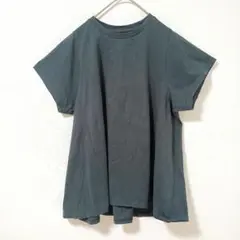 ダンスキン　ダークグレー フレアシルエット 半袖　Tシャツ　カットソー　М