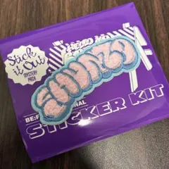 シュント　シークレットモコモコ刺しゅうステッカー　befirst