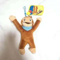 おさるのジョージ　バンダナマスコット　ブルー
