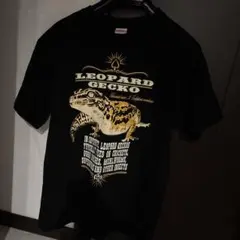 BLACKY DESIGNING ヒョウモントカゲモドキ レオパ Tシャツ