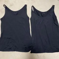 AIRism ブラック タンクトップ XL ２枚セット