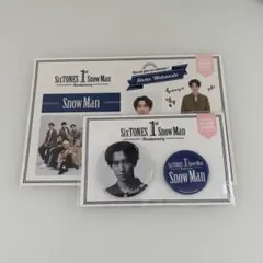 Snow Man 1st Anniversary 缶バッジセット