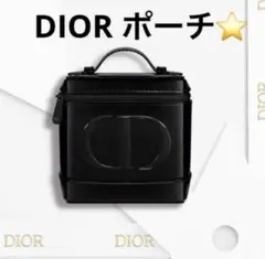 Dior ディオール ノベルティ オリジナルポーチ バニティ ブラックエナメル