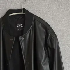 ZARA ブラックレザージャケット