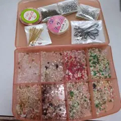 ハンドメイドビーズセット 多色