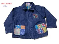 97 ミキハウス MIKI HOUSE デニムジャケット サイズ90