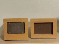 【美品】2点セット　木製フォトフレームのサムネイル