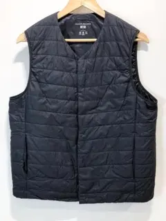 UNIQLO WARM PADDED パフテックベスト メンズ L■N0120③
