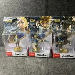 任天堂 amiibo ゼルダの伝説 ブレス オブ ザ ワイルド 3種セット