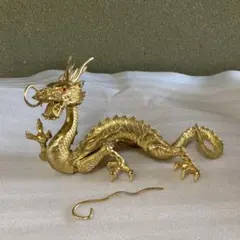 yn437】銅器 金龍 風水 開運 置物 グッズ ゴールデンドラゴン - メルカリ