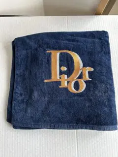 Christian Dior バスタオル ネイビー