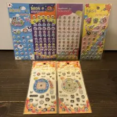 たまごっちシール6枚セット　ぷちぷち&キラキラ