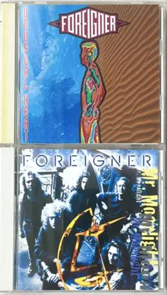【国内盤CD2枚】フォリナー「アンユージュアルヒート」「ミスタームーンライト」
