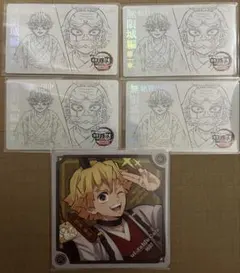 鬼滅の刃　善逸　劇場物販　ムビチケ風カード　午年　コースター　まとめ売り