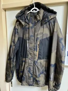 ワークマン 防風防寒ジャンパー LL カモフラ柄